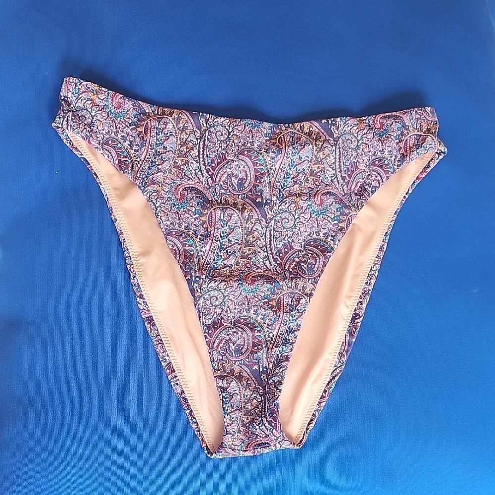 J. Crew Pink and Purple Bikini Swimwear